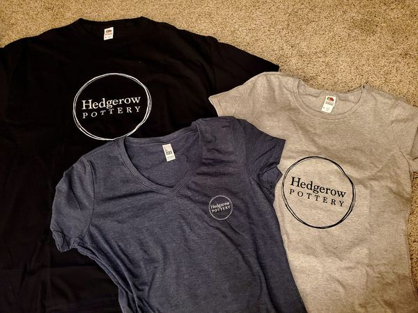 Hedgerow logo on t-shirts
