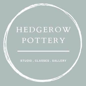 Original Hedgerow Pottery logo file, shown small and low contrast with fine details that would be difficult to reproduce at different sizes.